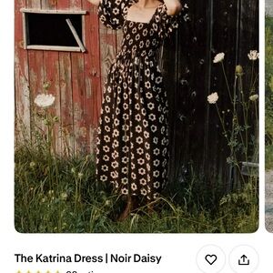 Christy Dawn Black Floral Maxi Dress